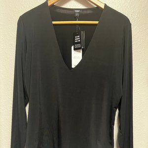 NWT Express long sleeve bodysuit.  Brand New Black